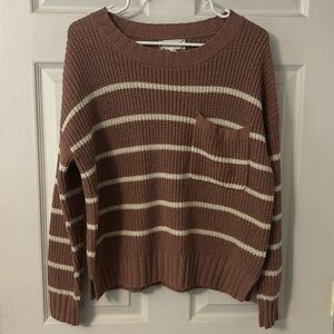 Pink Rose mauve sweater, size M